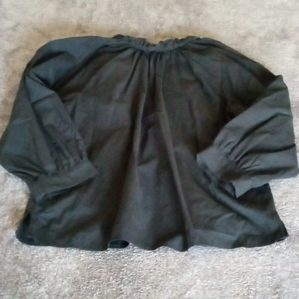 Rails Amal black ruffle neck blouse - Picture 7 of 7